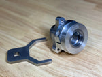 BVC TRX450R BILLET AXLE LOCK NUT + DISC BRAKE HUB